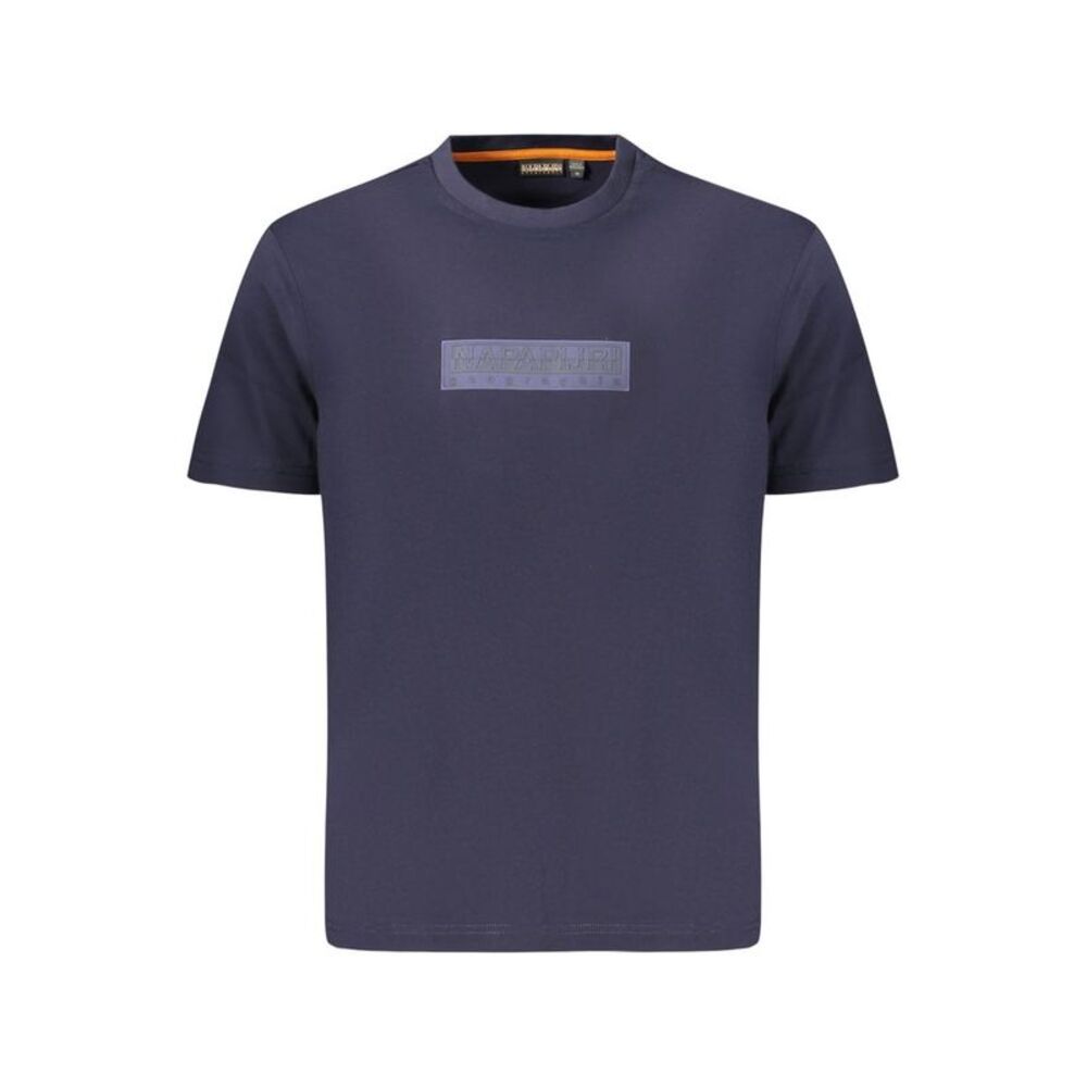 Napapijri Blue Cotton Men Men's T-Shirt